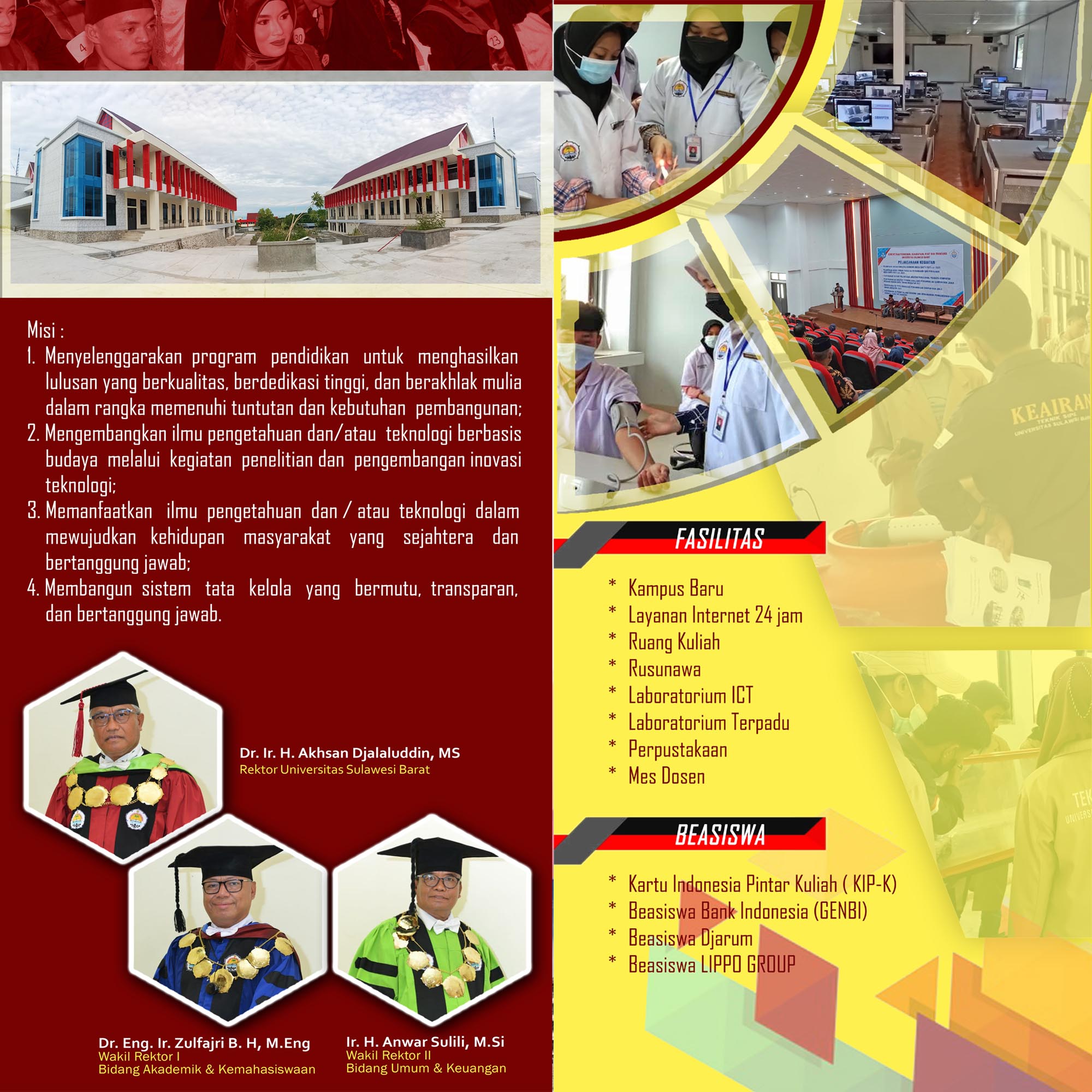 Informasi Penerimaan Mahasiswa Baru UNSULBAR Tahun 2022