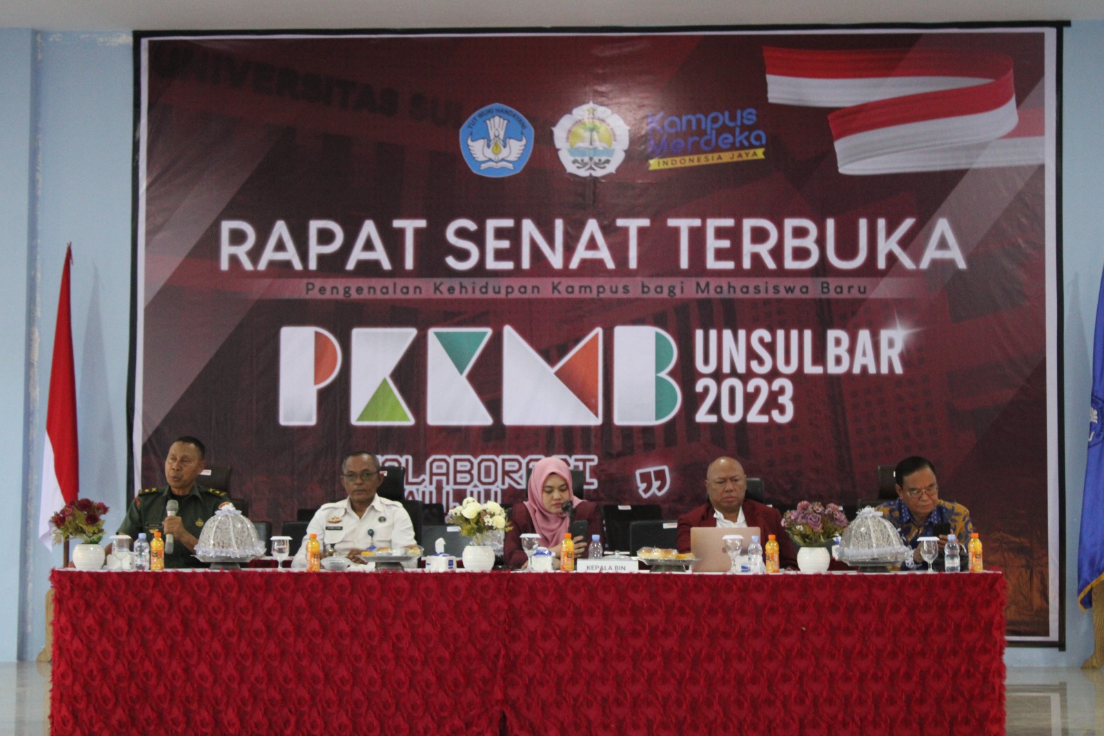 Pembukaan PKKMB Universitas Sulawesi Barat Tahun 2023