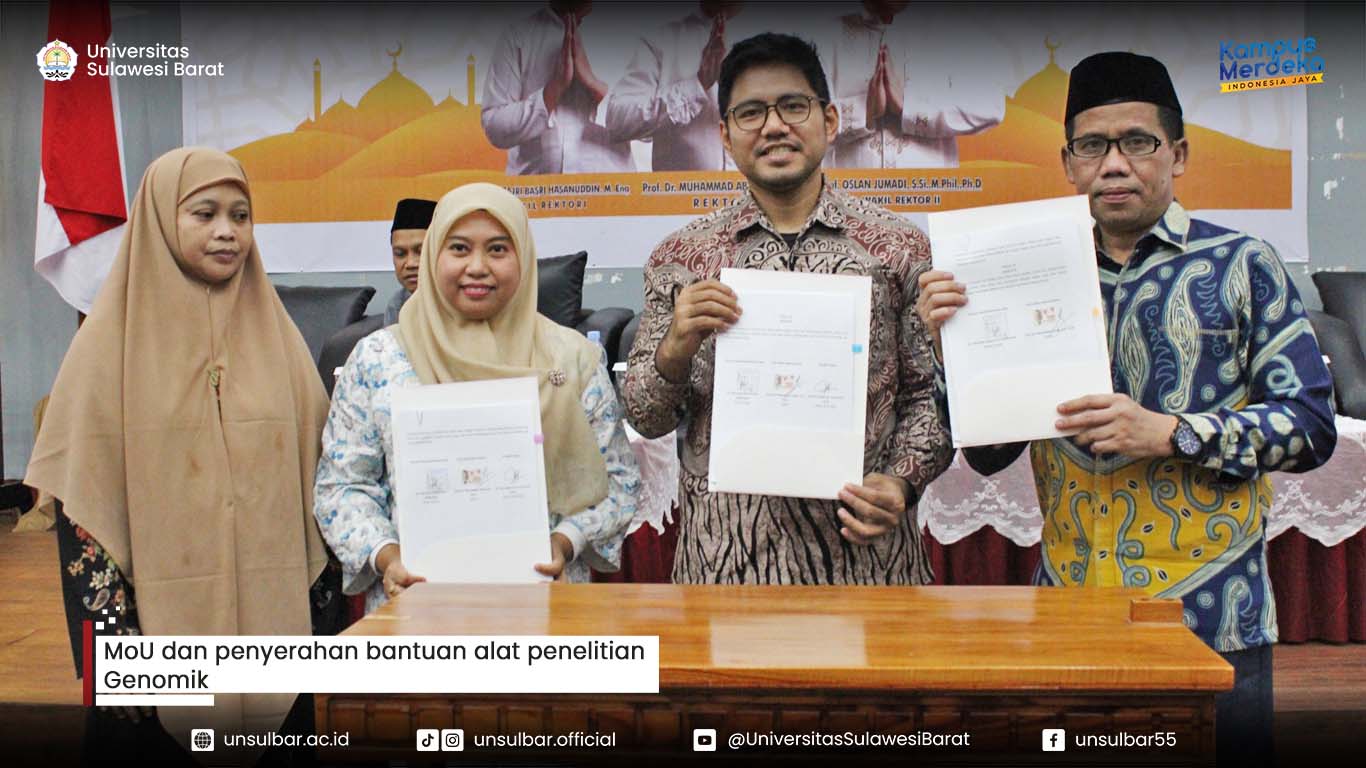 Halal Bi Halal Unsulbar Sekaligus Teken MoU dengan Yayasan Satria Budhi Dharma Setia