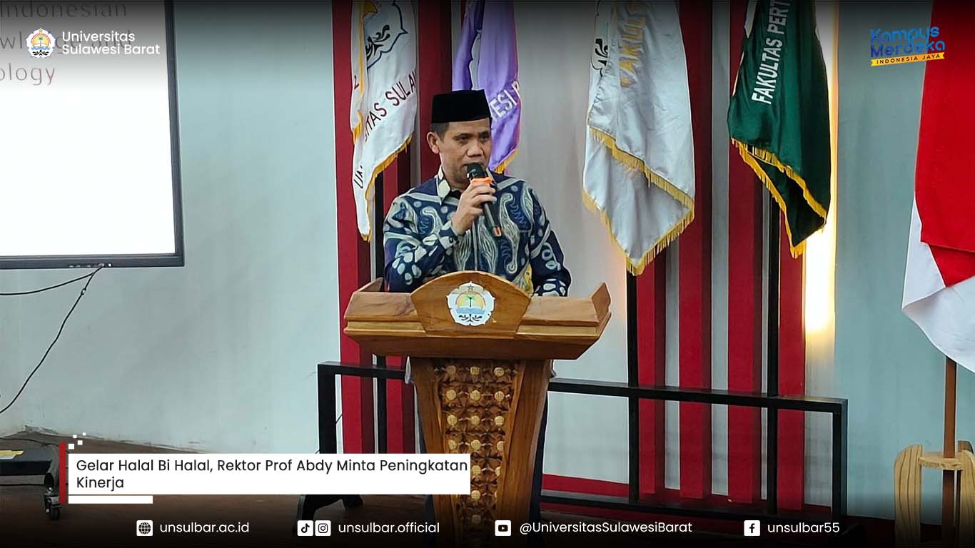 Halal Bi Halal Unsulbar Sekaligus Teken MoU dengan Yayasan Satria Budhi Dharma Setia