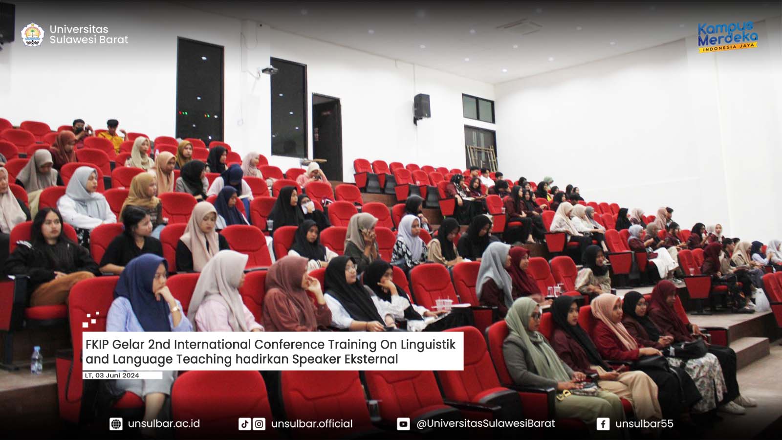 FKIP Gelar 2nd International Conference Training On Linguistik and Language Teaching hadirkan Speaker Eksternal