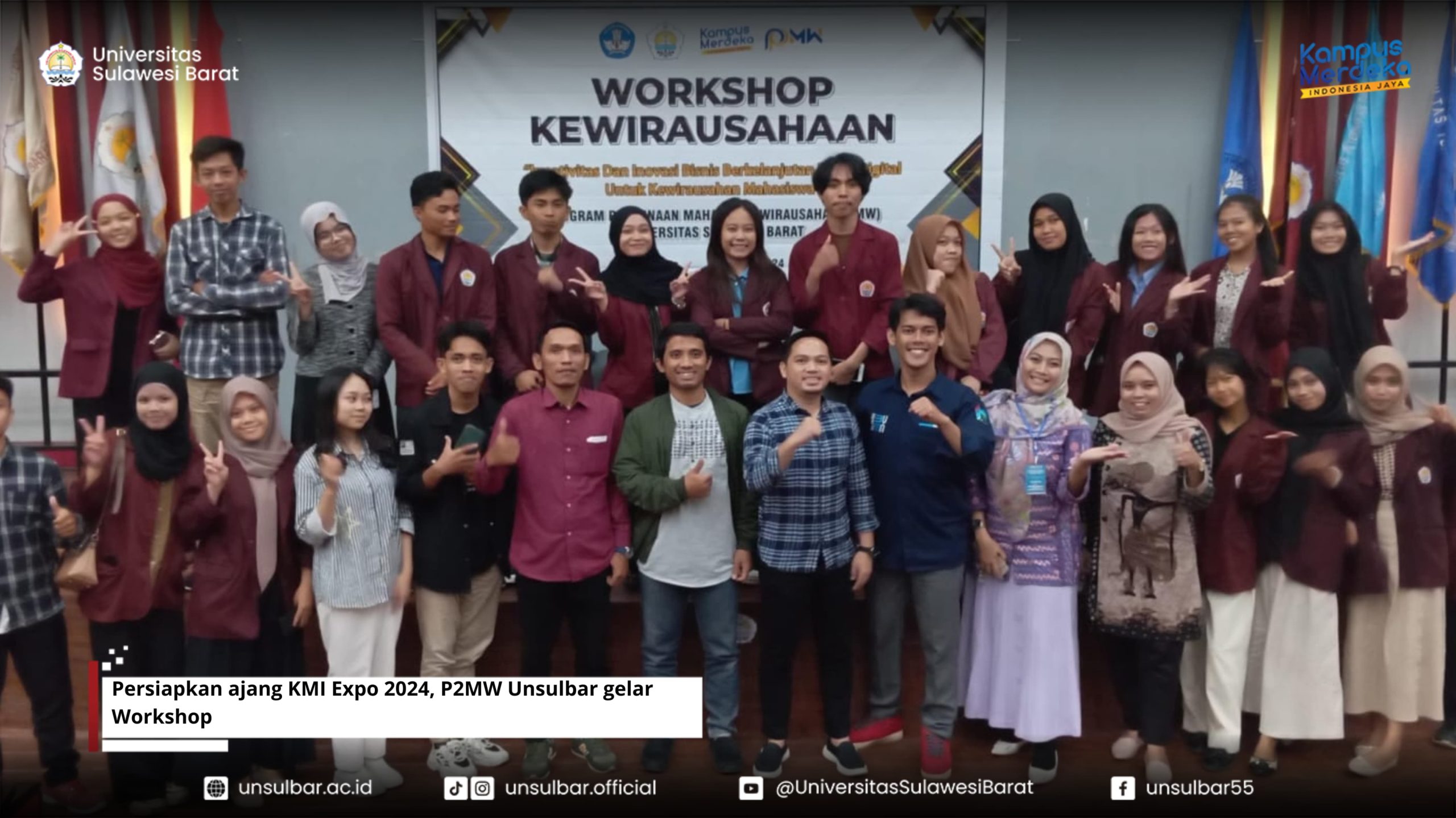 Persiapkan ajang KMI Expo 2024, P2MW Unsulbar gelar Workshop