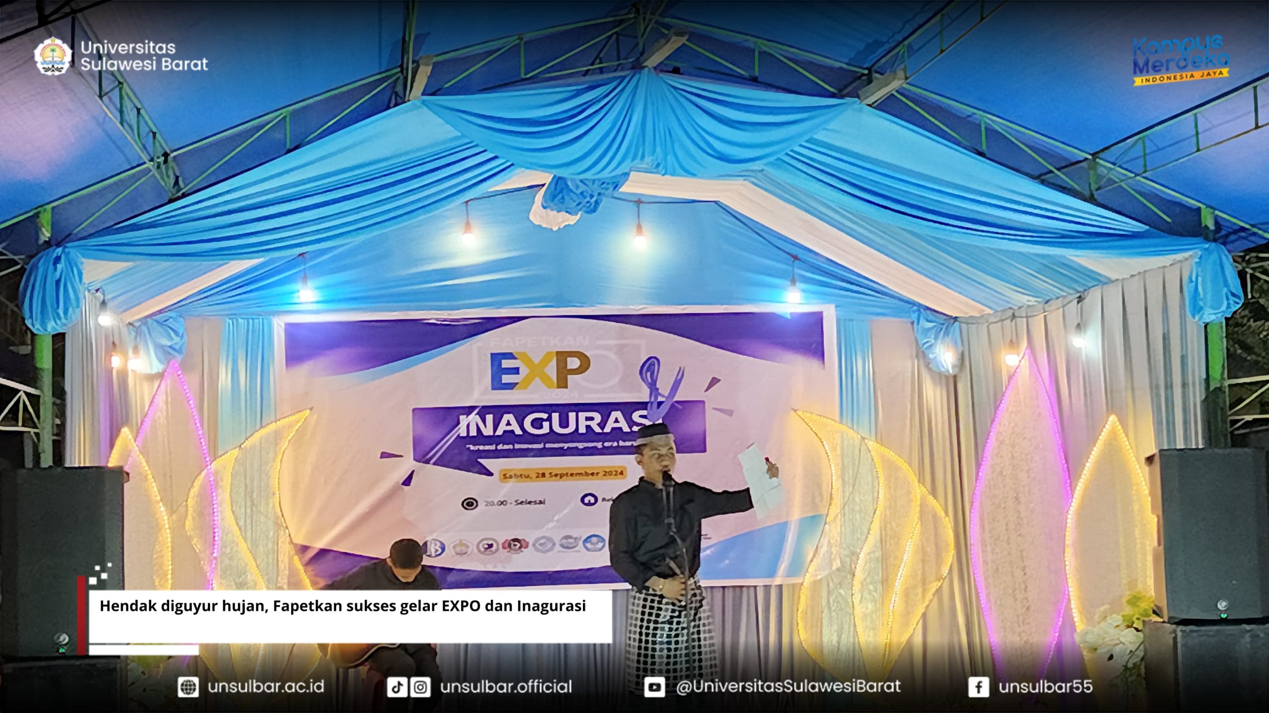 Hendak diguyur Hujan, Fapetkan Sukses Gelar EXPO & Inagurasi