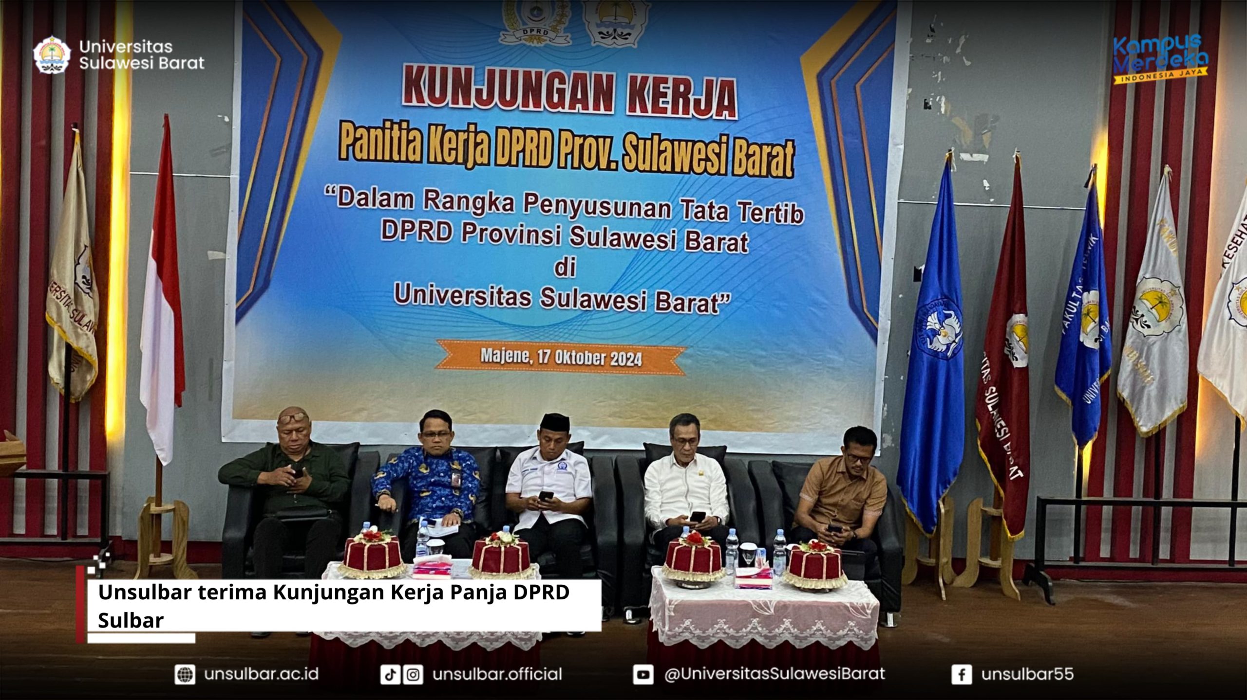 Unsulbar terima Kunjungan Kerja Panja DPRD Sulbar