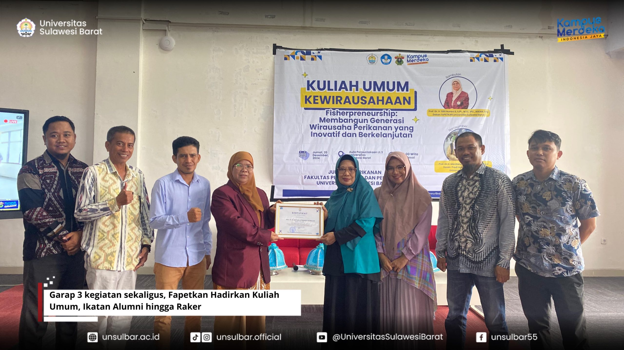 Garap 3 kegiatan sekaligus, Fapetkan Hadirkan Kuliah Umum, Temu Alumni hingga Raker