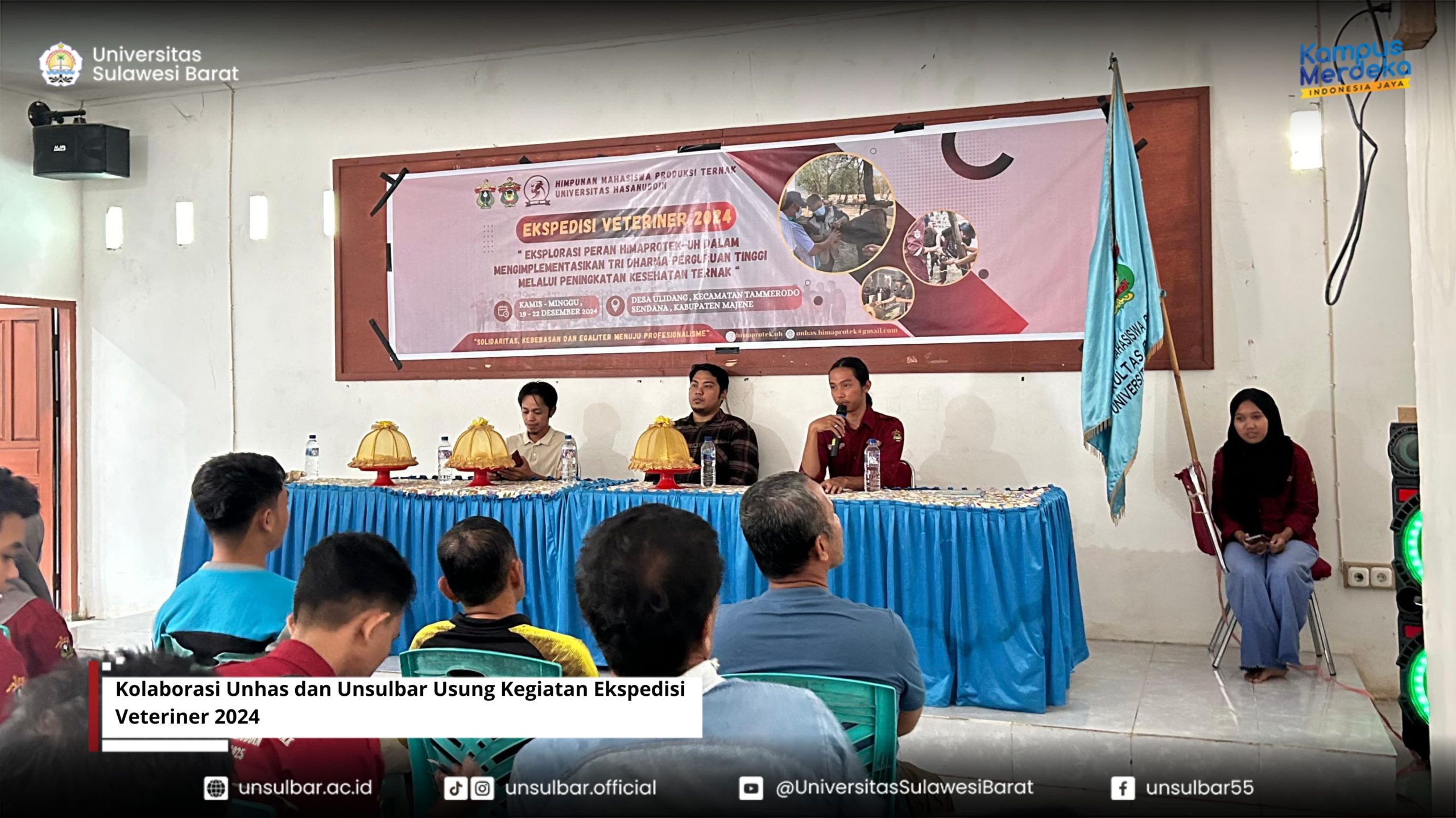Kolaborasi Unhas dan Unsulbar Usung Kegiatan Ekspedisi Veteriner 2024