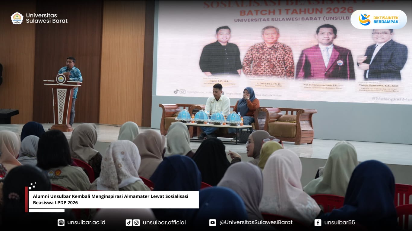 Alumni Unsulbar Kembali Menginspirasi Almamater Lewat Sosialisasi Beasiswa LPDP 2026
