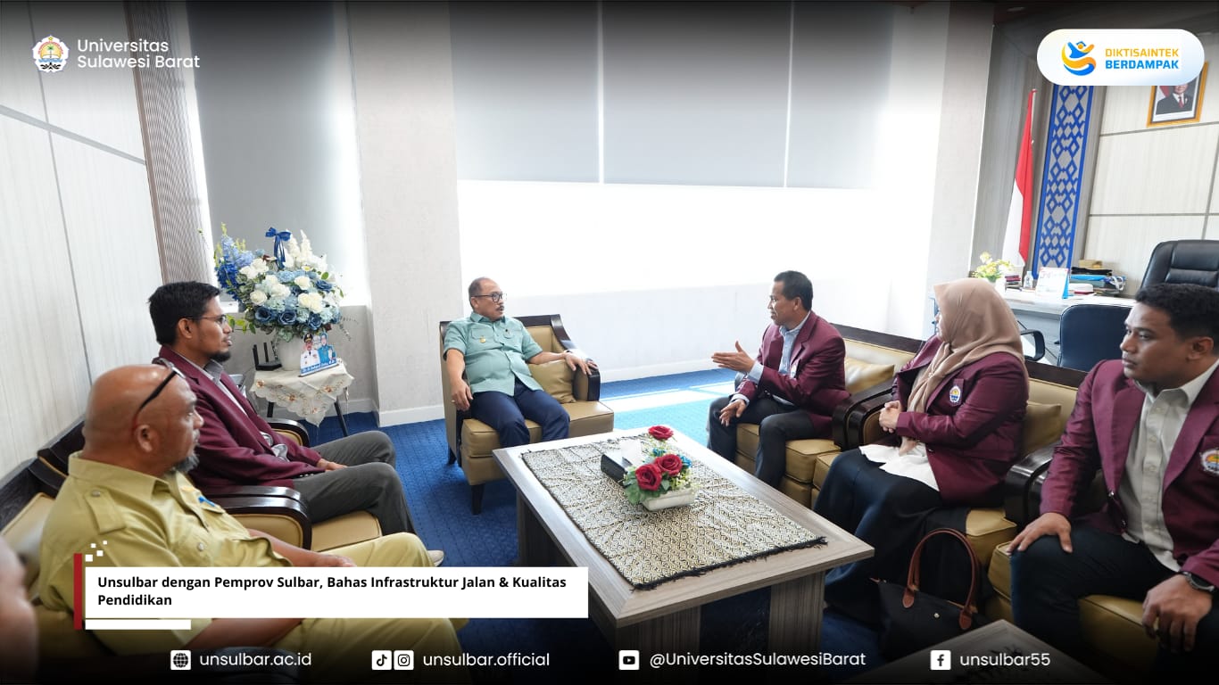 Unsulbar dengan Pemprov Sulbar, Bahas Infrastruktur Jalan & Kualitas Pendidikan