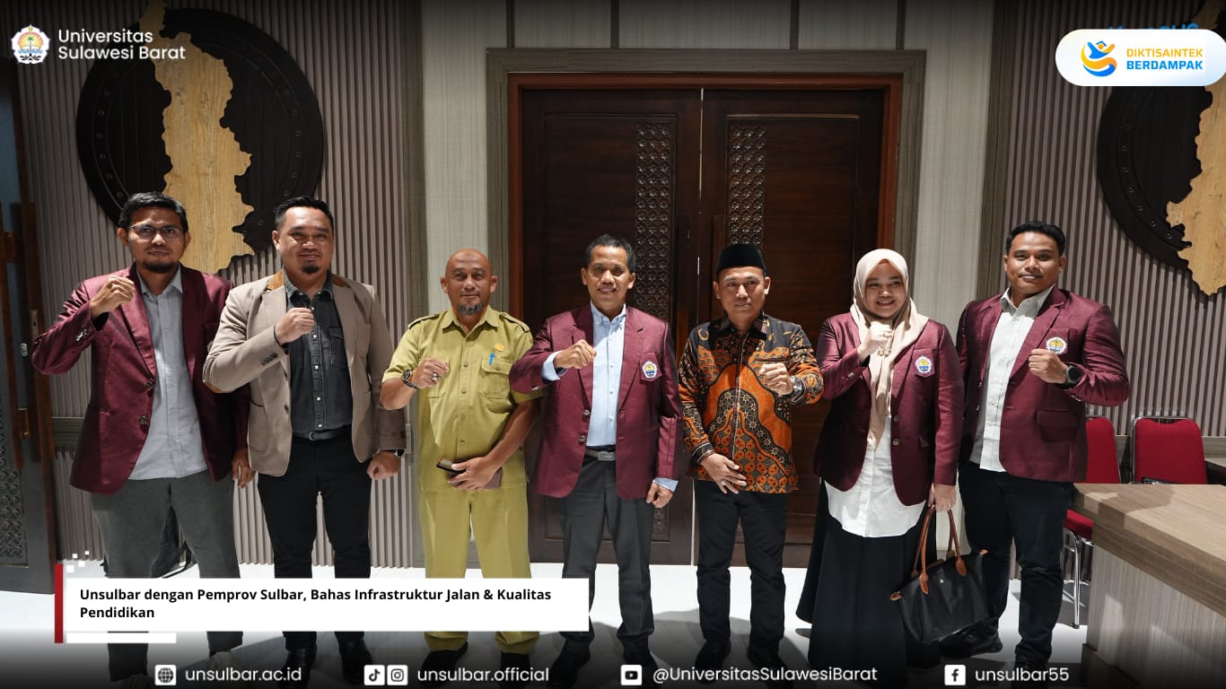 Unsulbar dengan Pemprov Sulbar, Bahas Infrastruktur Jalan & Kualitas Pendidikan