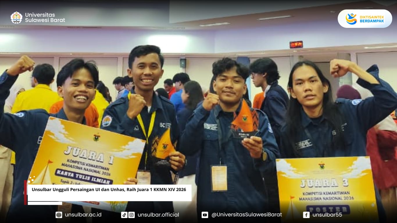 Unsulbar Ungguli Persaingan UI dan Unhas, Raih Juara 1 KKMN XIV 2026